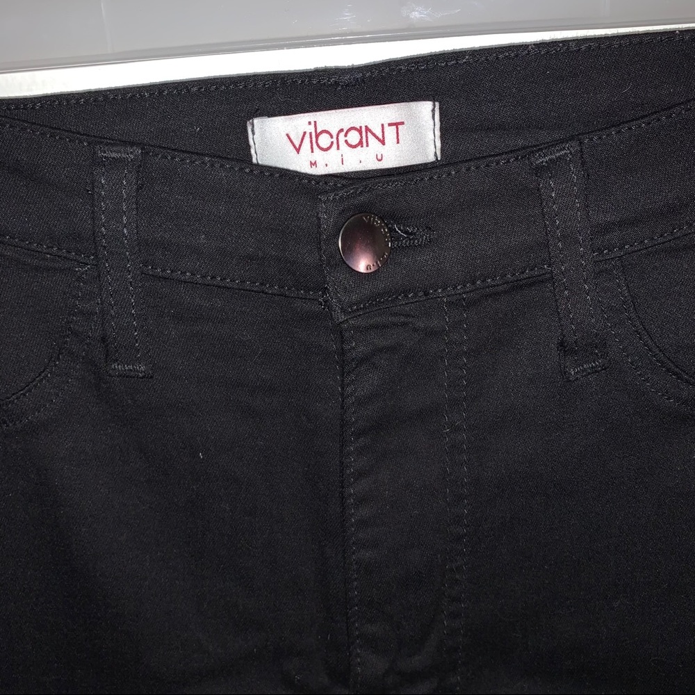 Vibrant Black high rise jeans